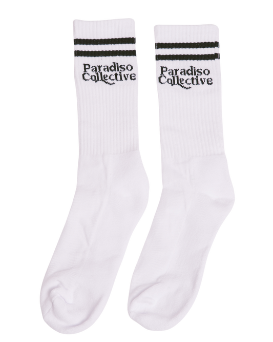 Paradiso Merch Socks // White